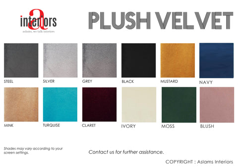 Grande Plush Fabric Upholstered Bedframe