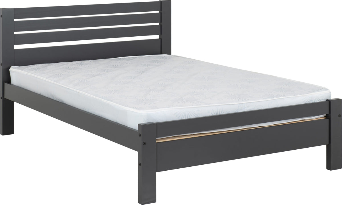 Toledo 4'6" Bed White