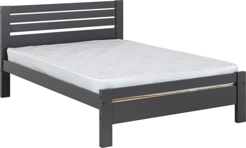 Toledo 4'6" Bed White