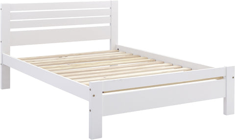 Toledo 4'6" Bed White