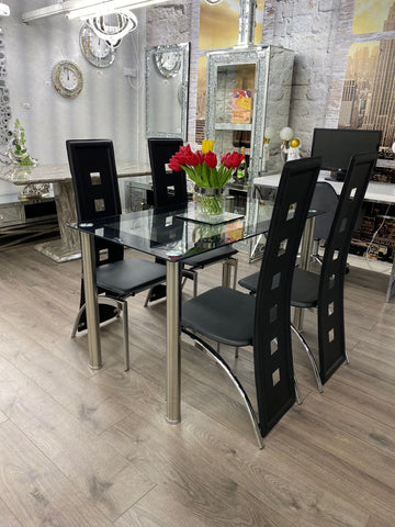 Basics Collection Dining Table & 4 Chairs