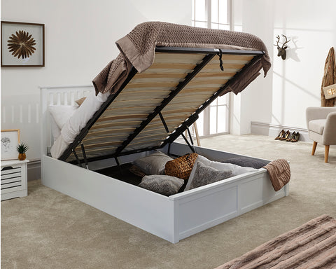 COMO Wooden Ottoman Bed