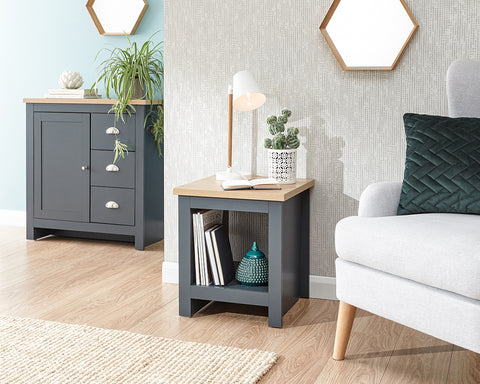 Lancaster SIDE TABLE WITH SHELF