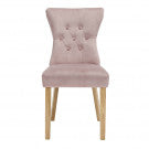 NAPLES DINING CHAIR  (PACK OF 2) Plush Fabric