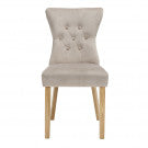 NAPLES DINING CHAIR  (PACK OF 2) Plush Fabric
