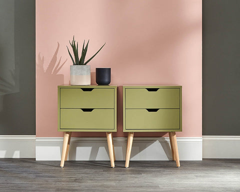 Nyborg 2 DRAWER BEDSIDE Set Of 2