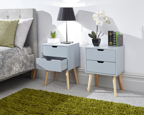 Nyborg 2 DRAWER BEDSIDE